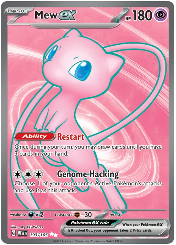 Pokemon - SV151 Scarlet & Violet 151 - Mew ex - 193/165