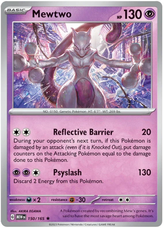 Pokemon - SV151 Scarlet & Violet 151 - Mewtwo - 150/165