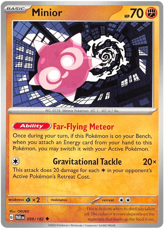 Pokemon - SV04 Paradox Rift - Minior - 099/182