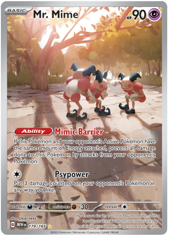 Pokemon - SV151 Scarlet & Violet 151 - Mr. Mime - 179/165