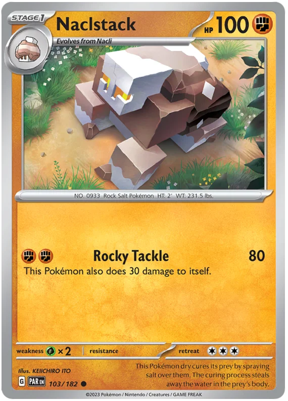 Pokemon - SV04 Paradox Rift - Naclstack - 103/182