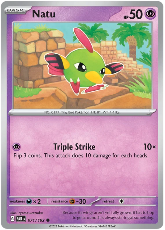 Pokemon - SV04 Paradox Rift - Natu - 071/182