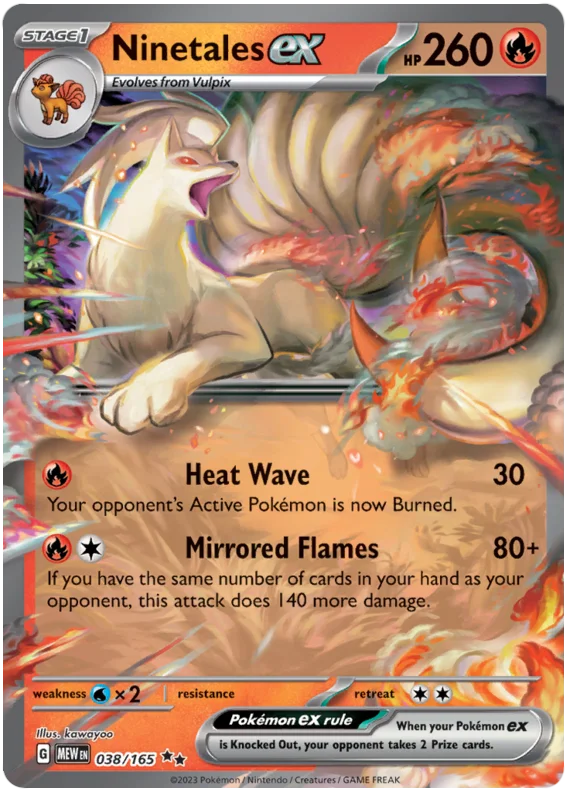 Pokemon - SV151 Scarlet & Violet 151 - Ninetales ex - 038/165