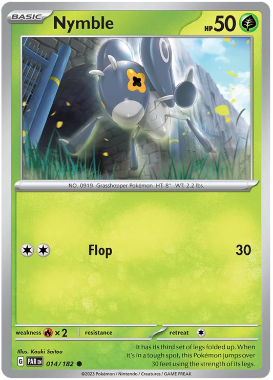 2023 Pokemon - SV04 Paradox Rift - Nymble - 014/182