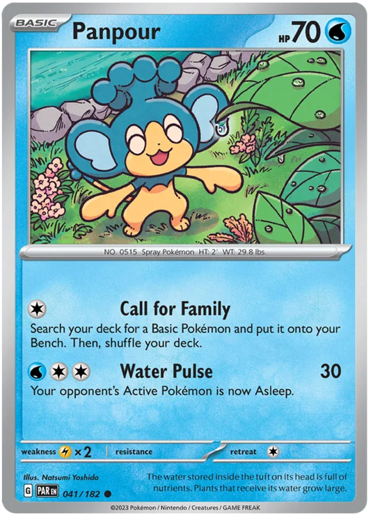 2023 Pokemon - SV04 Paradox Rift - Panpour - 041/182