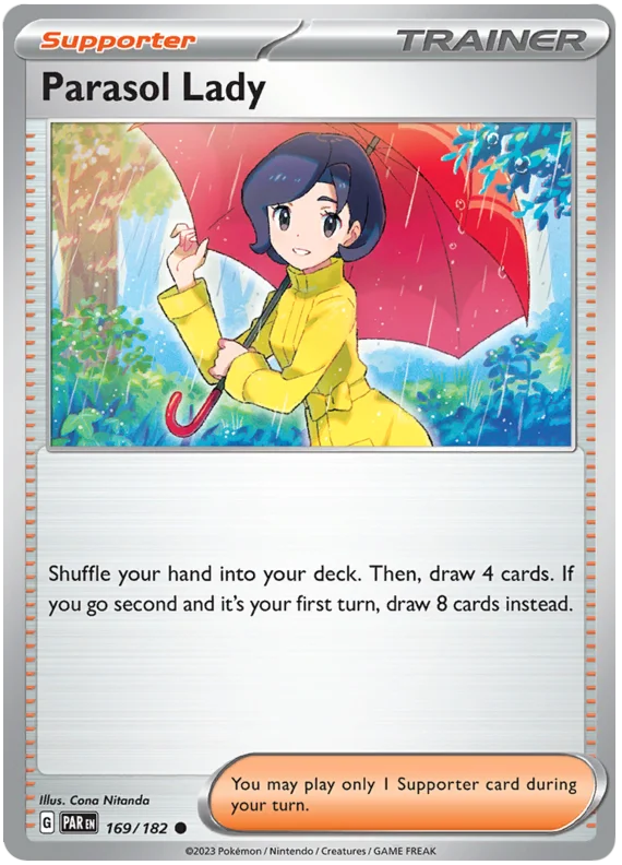 Pokemon - SV04 Paradox Rift - Parasol Lady - 169/182