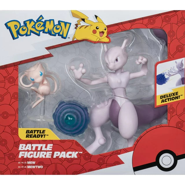 Pokemon Battle Figure Pack - Mew & Mewtwo