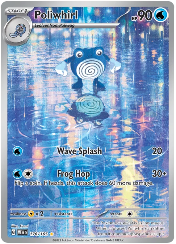 Pokemon - SV151 Scarlet & Violet 151 - Poliwhirl - 176/165