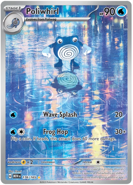 Pokemon - SV151 Scarlet & Violet 151 - Poliwhirl - 176/165