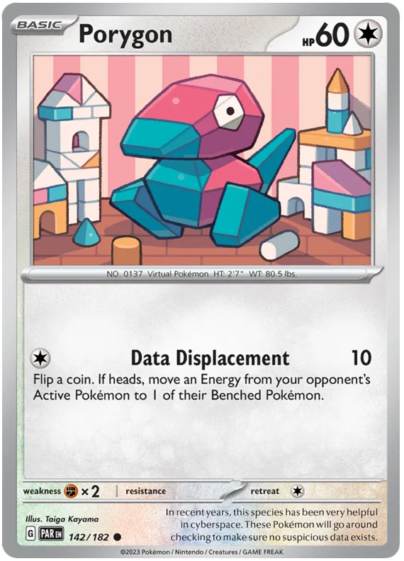 Pokemon - SV04 Paradox Rift - Porygon - 142/182