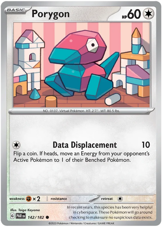 Pokemon - SV04 Paradox Rift - Porygon - 142/182