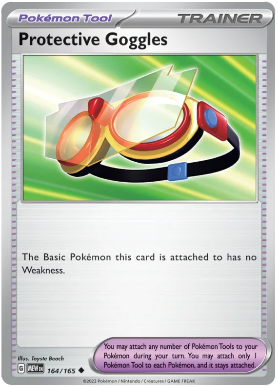 Pokemon - SV151 Scarlet & Violet 151 - Protective Goggles - 164/165