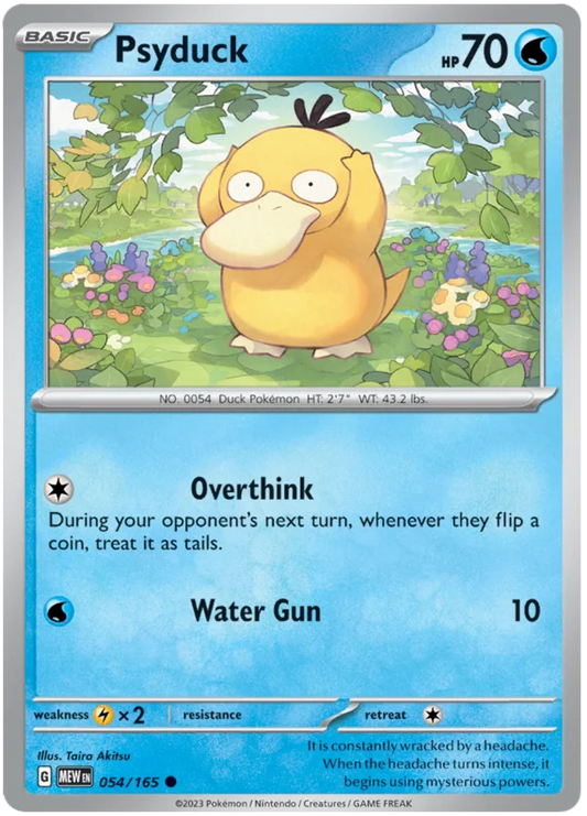 Pokemon - SV151 Scarlet & Violet 151 - Psyduck - 054/165