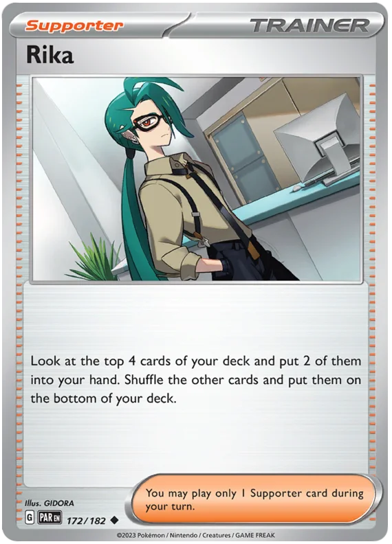 Pokemon - SV04 Paradox Rift - Rika - 172/182