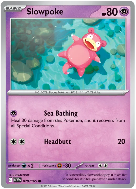 Pokemon - SV151 Scarlet & Violet 151 - Slowpoke - 079/165