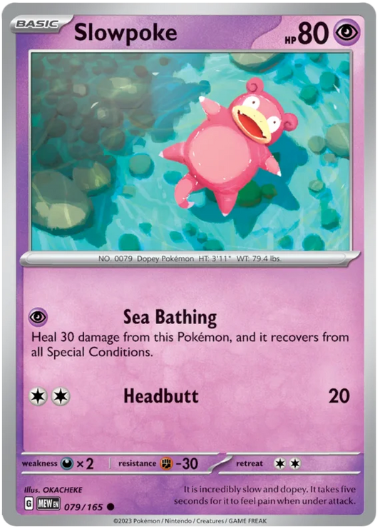 Pokemon - SV151 Scarlet & Violet 151 - Slowpoke - 079/165