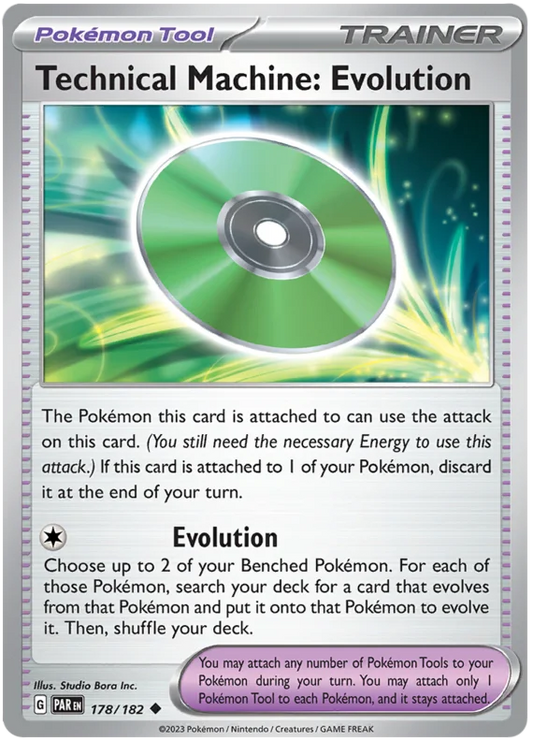 Pokemon - SV04 Paradox Rift - Technical Machine: Evolution - 178/182