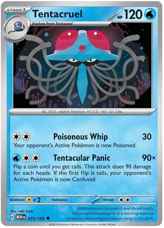 Pokemon - SV151 Scarlet & Violet 151 - Tentacruel - 073/165