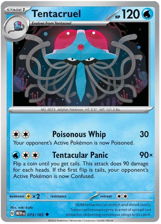 Pokemon - SV151 Scarlet & Violet 151 - Tentacruel - 073/165