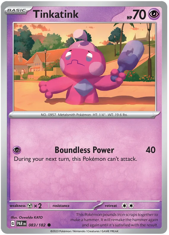 Pokemon - SV04 Paradox Rift - Tinkatink - 083/182