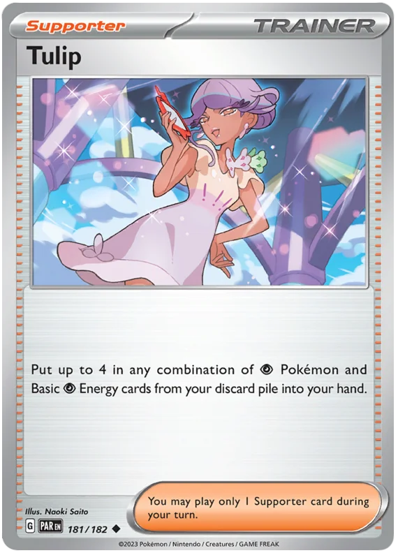 Pokemon - SV04 Paradox Rift - Tulip - 181/182