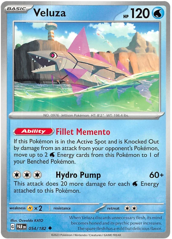 Pokemon - SV04 Paradox Rift - Veluza - 054/182