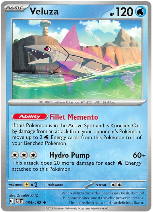 Pokemon - SV04 Paradox Rift - Veluza - 054/182