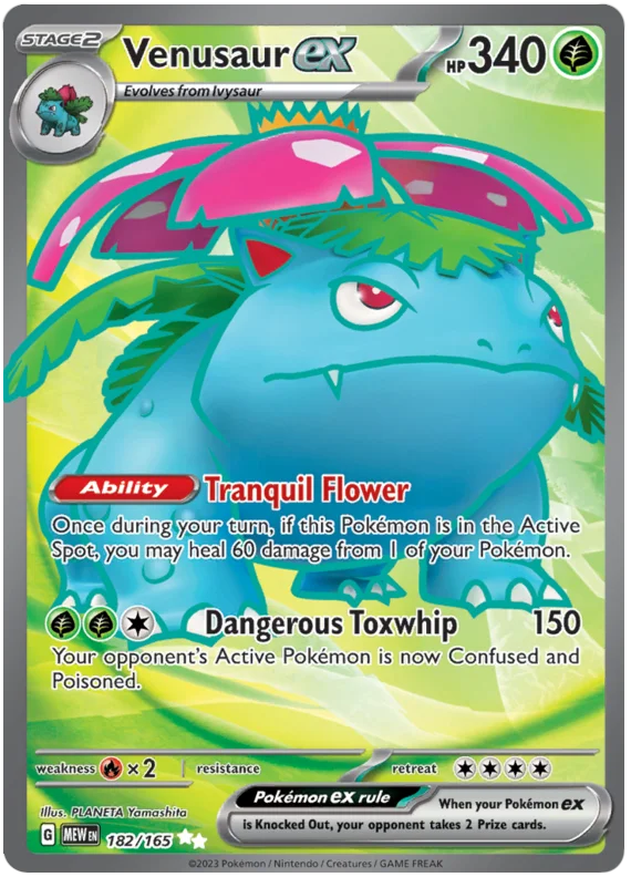 Pokemon - SV151 Scarlet & Violet 151 - Venusaur ex - 182/165