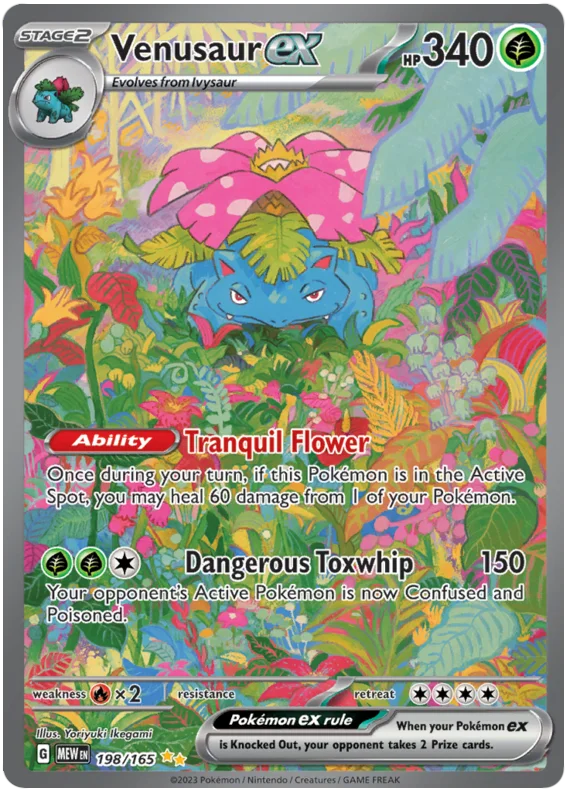 Pokemon - SV151 Scarlet & Violet 151 - Venusaur ex - 198/165