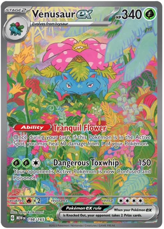 Pokemon - SV151 Scarlet & Violet 151 - Venusaur ex - 198/165