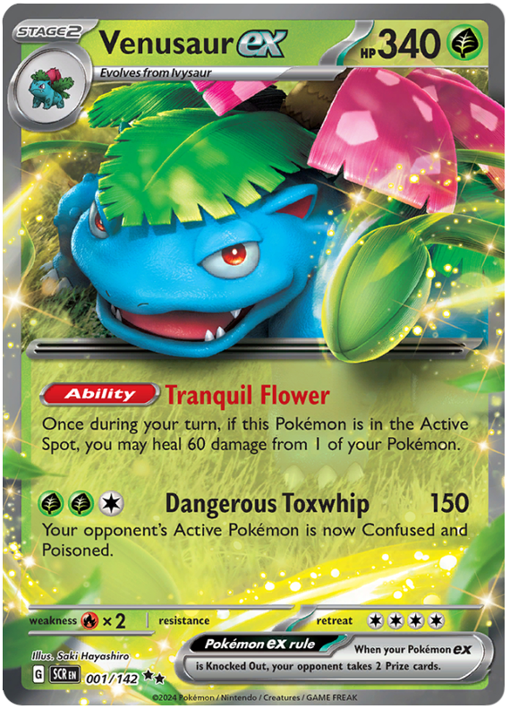 Venusaur ex Stellar Crown 1/142