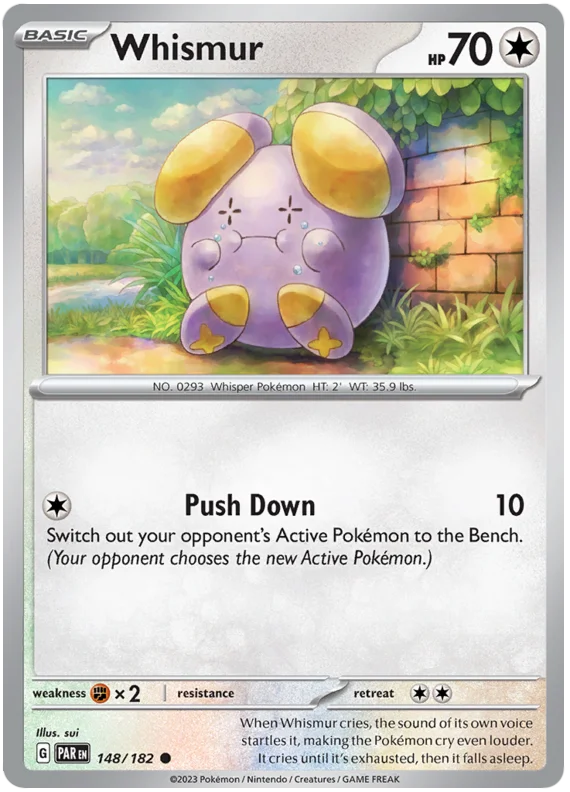 Pokemon - SV04 Paradox Rift - Whismur - 148/182