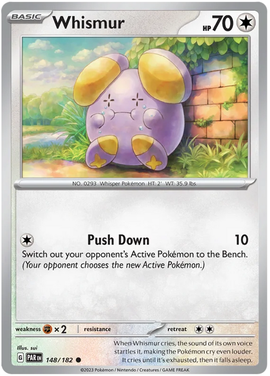 Pokemon - SV04 Paradox Rift - Whismur - 148/182