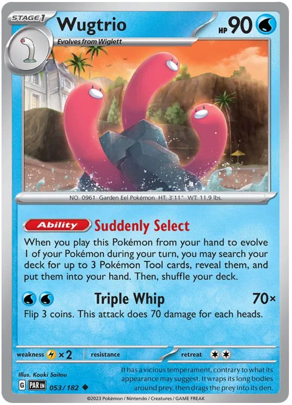 Pokemon - SV04 Paradox Rift - Wugtrio - 053/182