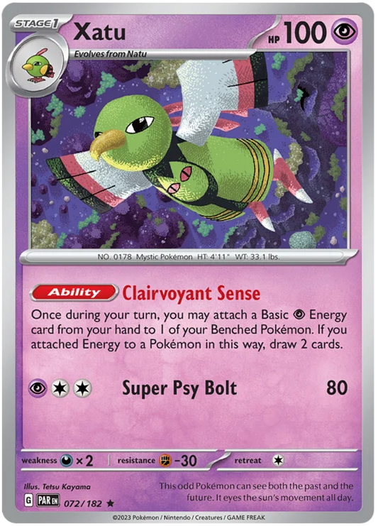 Pokemon - SV04 Paradox Rift - Xatu - 072/182