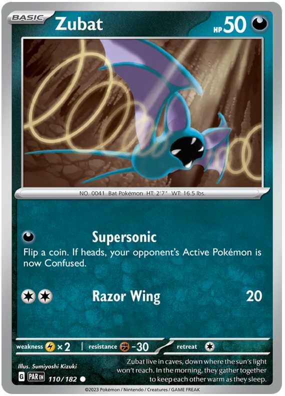 Pokemon - SV04 Paradox Rift - Zubat - 110/182