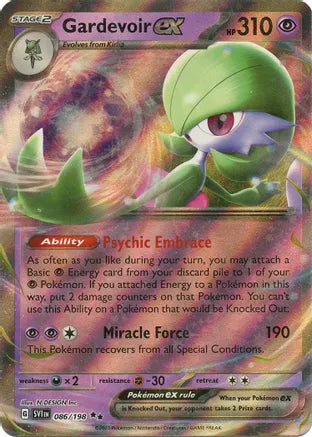 2023 Pokemon Gardevoir Ex - Ultra Rare - Holo - #086