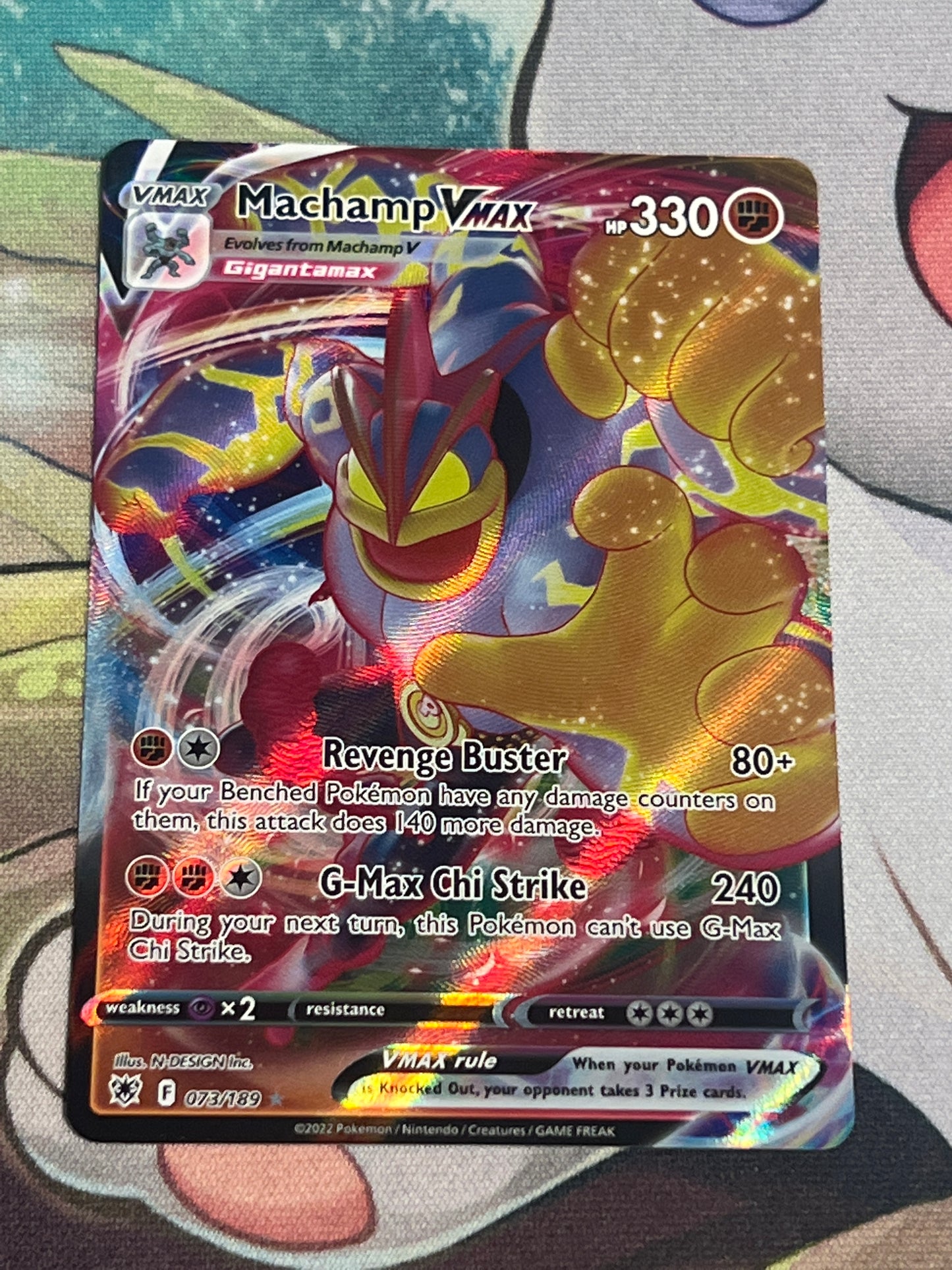 2022 Pokemon Machamp Vmax - Ultra Rare - #73