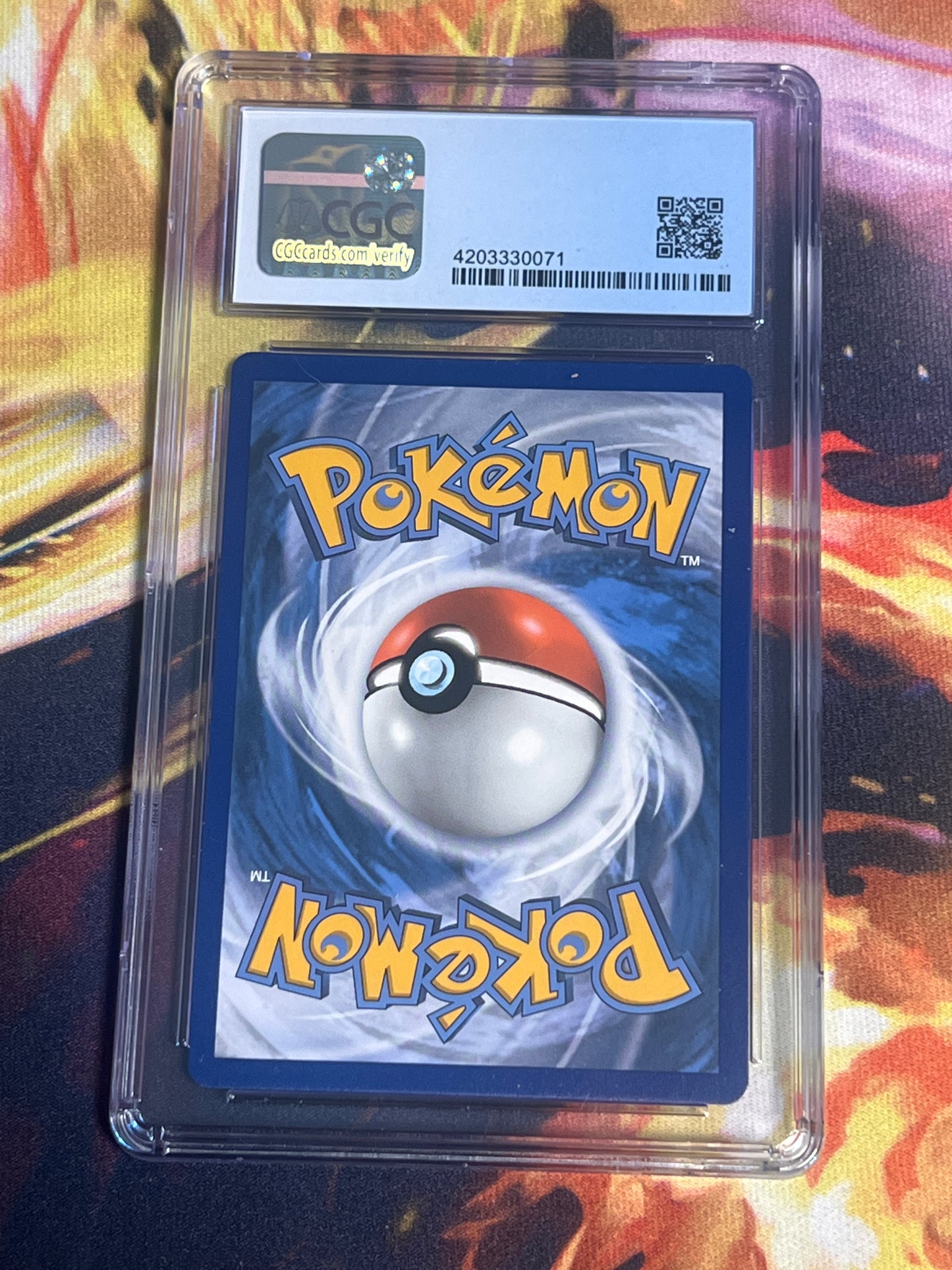 2021 Pokemon Enternatus Vmax - Secret Rare - Graded CGC 9 - #SV122