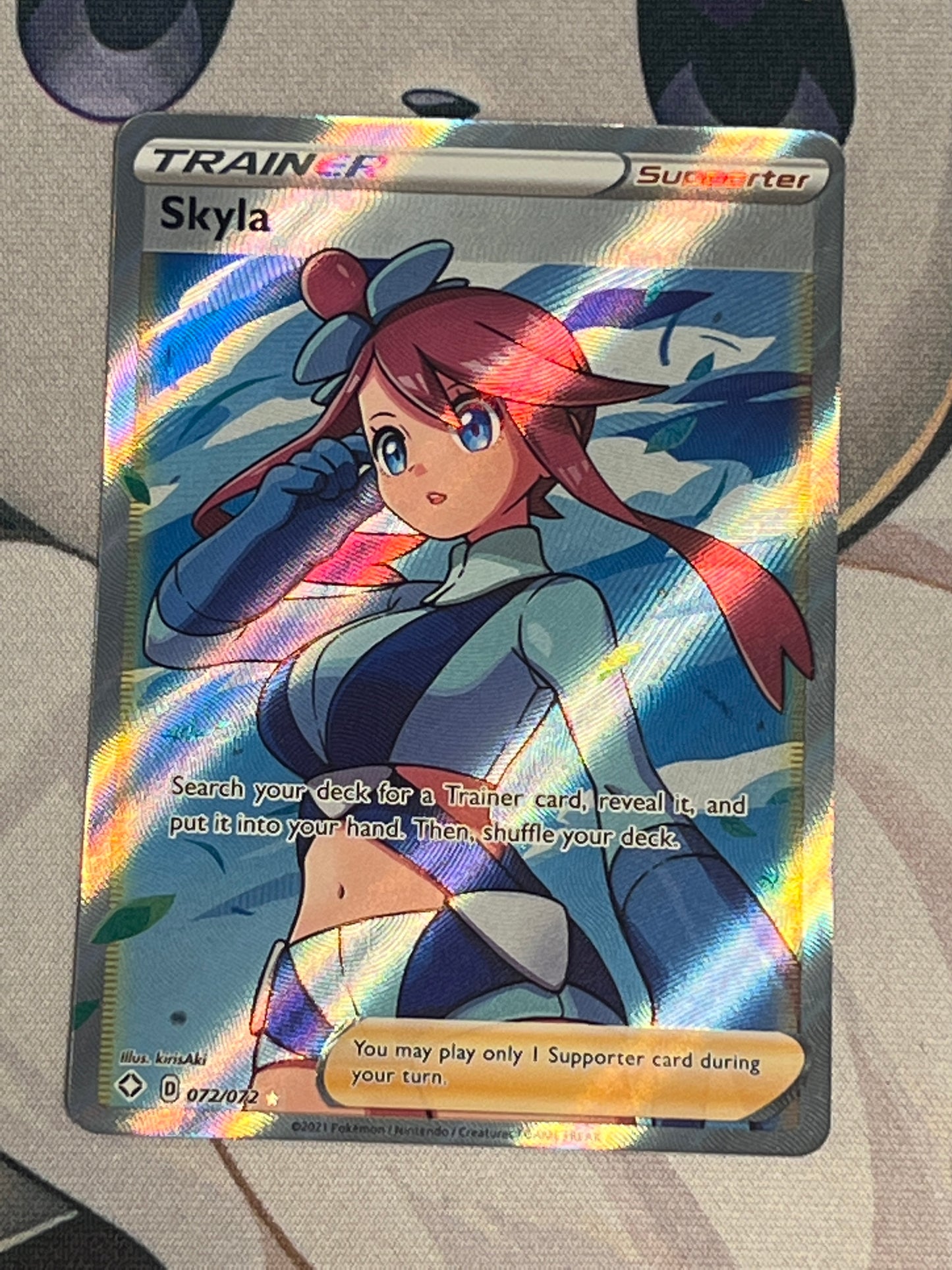 2021 Pokemon Skyla - Trainer - #72