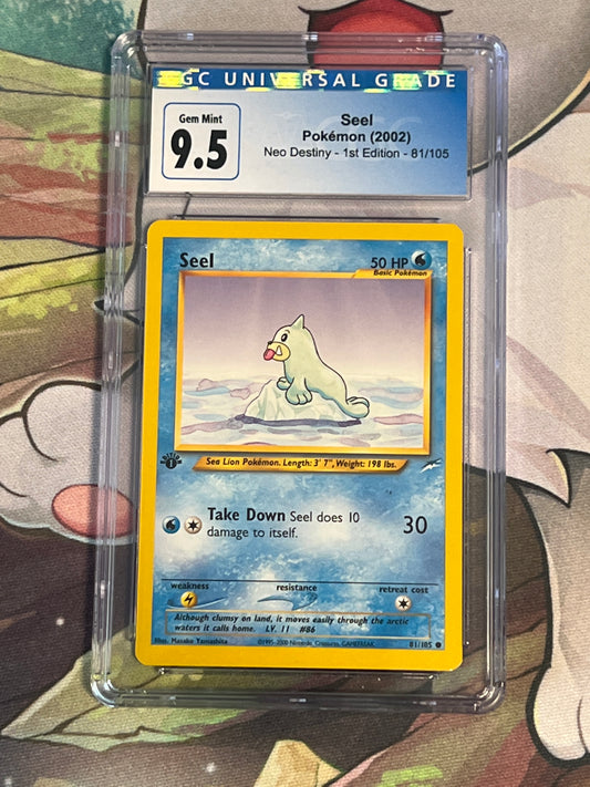 2002 Pokemon Seel - First Edition - Graded CGC 9.5 - #81