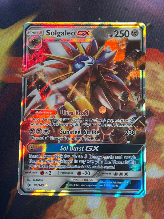 2016 Pokemon Solgaleo GX - Ultra Rare - #89