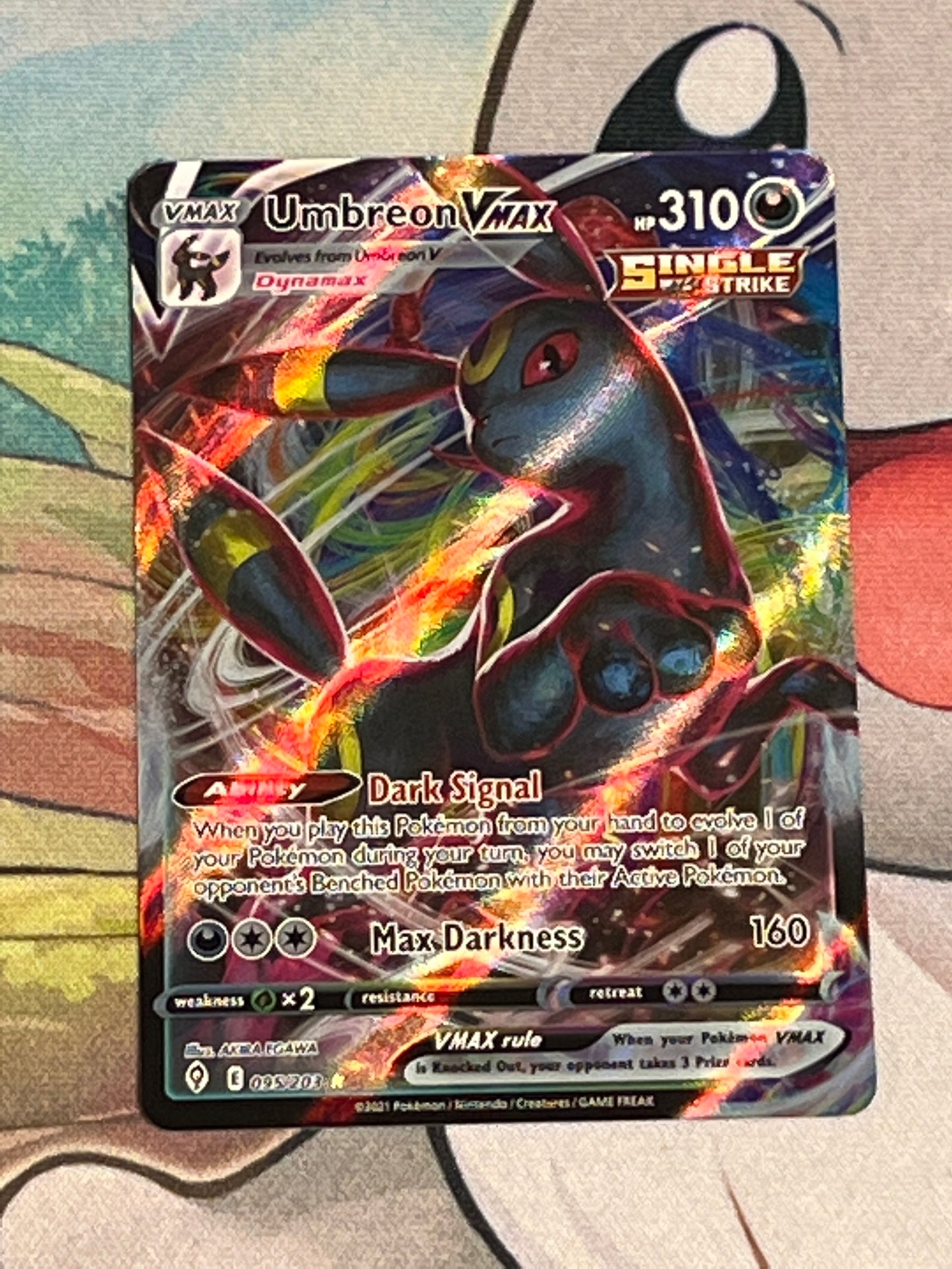 2022 Pokemon Umbreon Vmax - Ultra Rare - #95