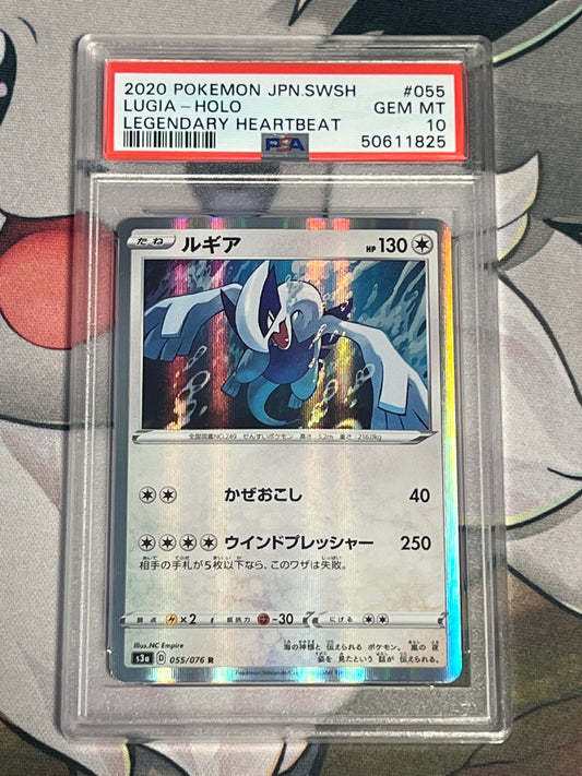 2020 Pokemon Lugia - Japanese - Holo - Graded PSA 10 - #55