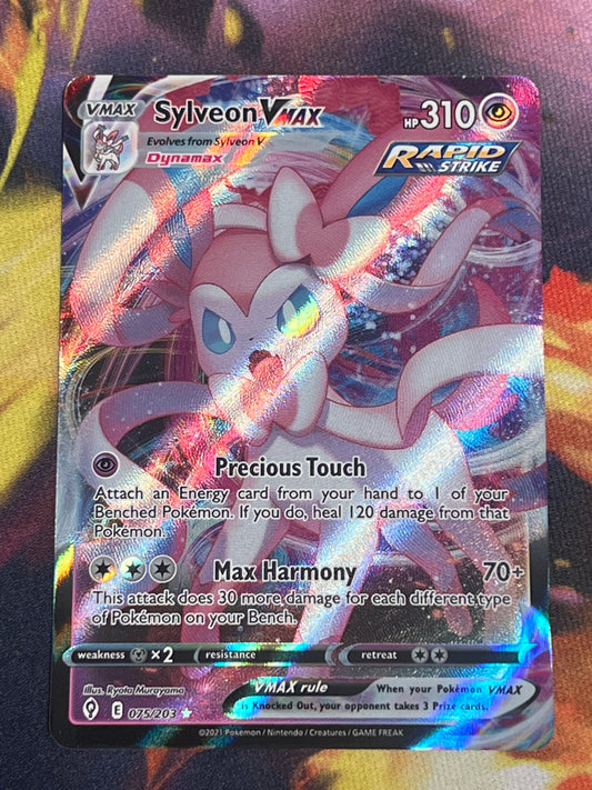 2021 Pokemon Sylveon Vmax - Ultra Rare -  Holo - #75