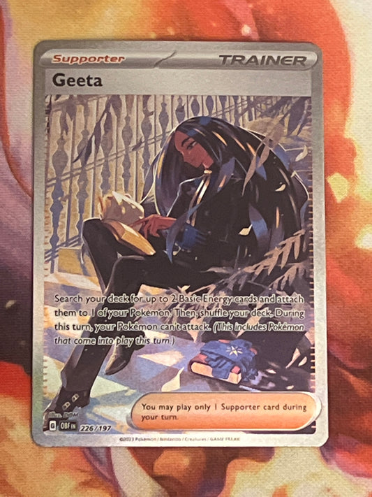 2023 Pokemon Trainer Geeta - Special Illustration Holo - #226