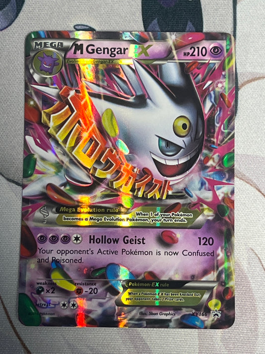 2016 Pokemon Mega Gengar EX - XY Black Star Promo - Holo - #XY166