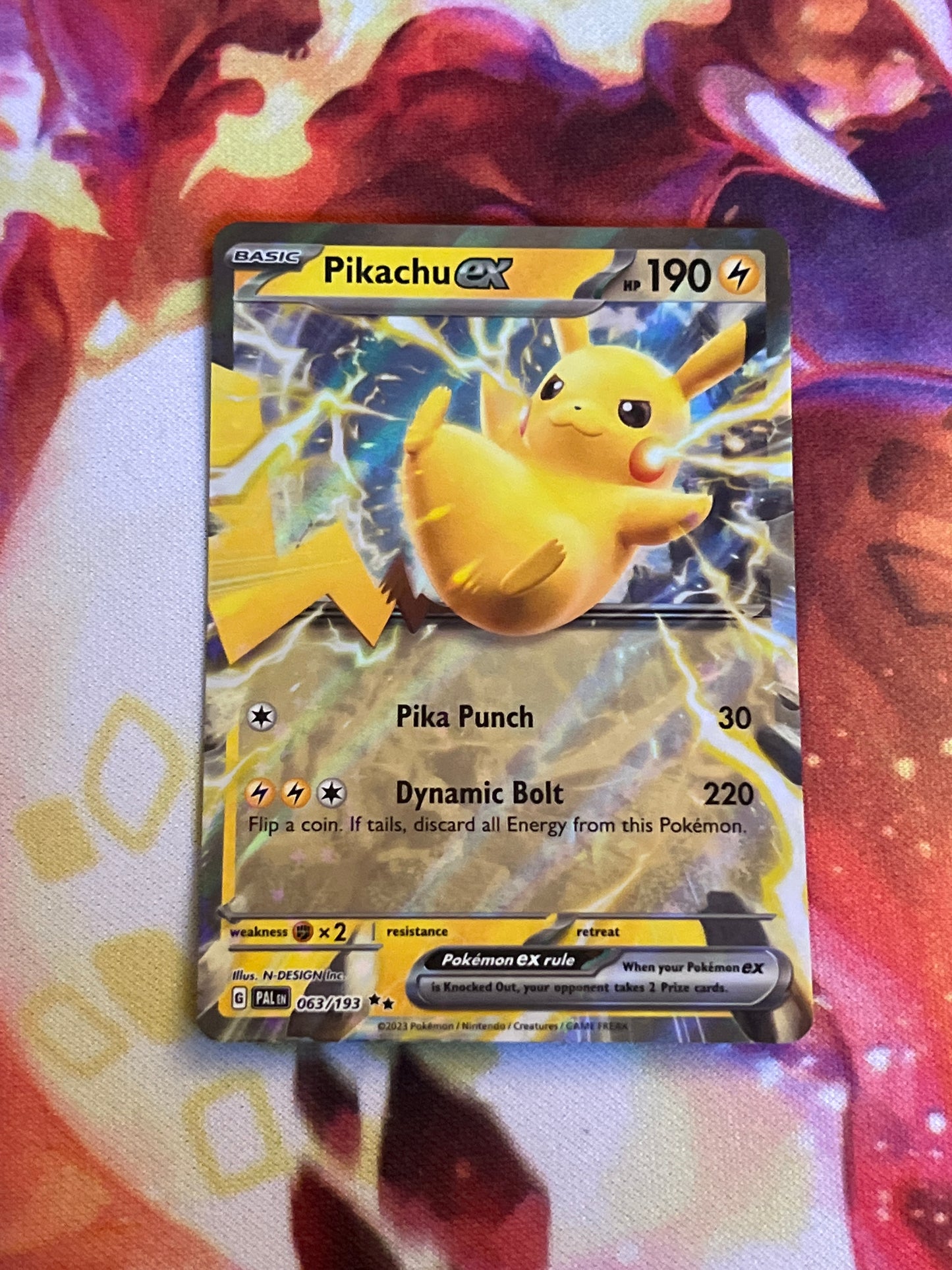 2023 Pokemon Pikachu ex - Ultra Rare - #063