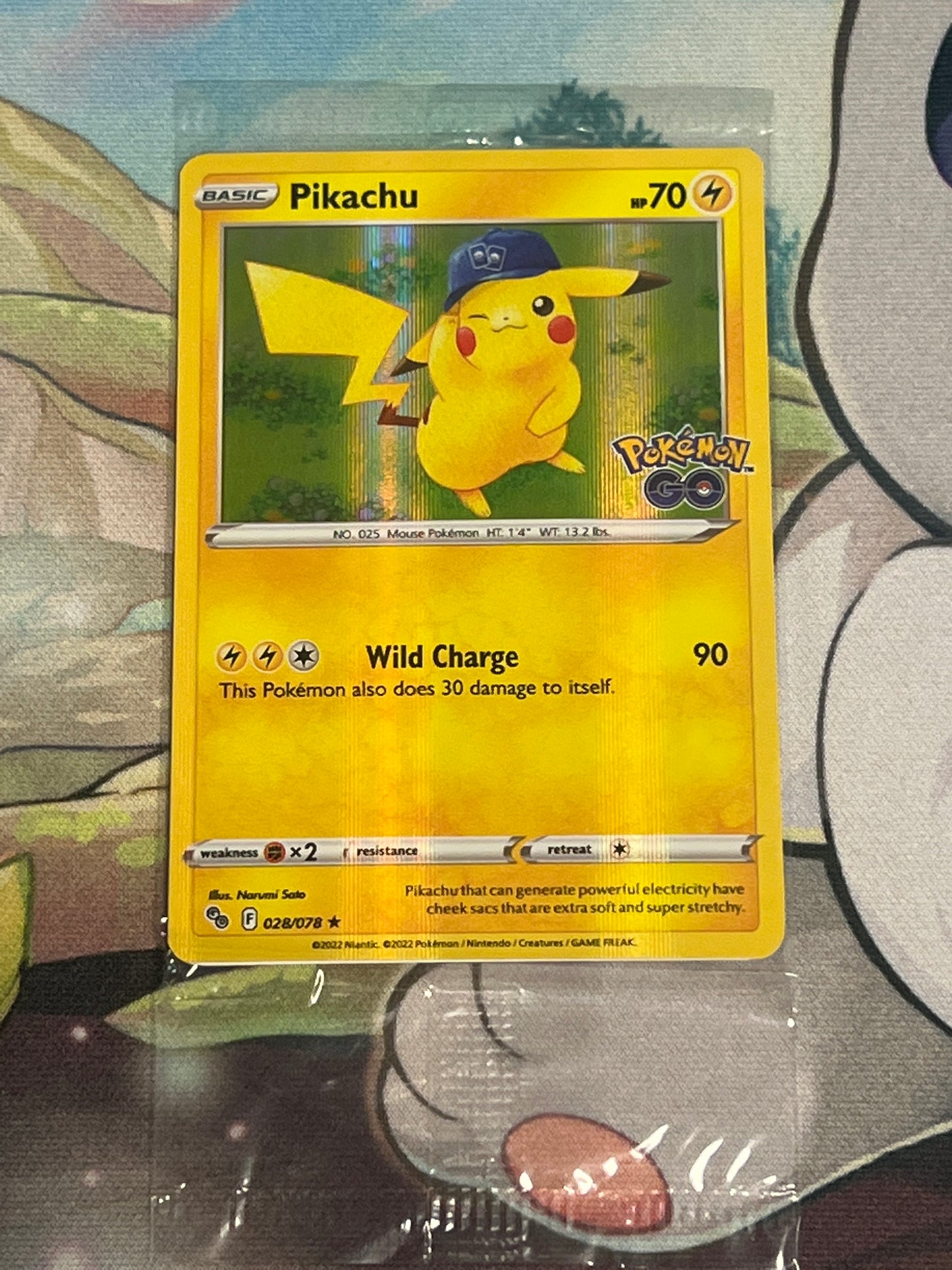 2022 Pokemon PIKACHU - Sealed Promo - Holo - #28