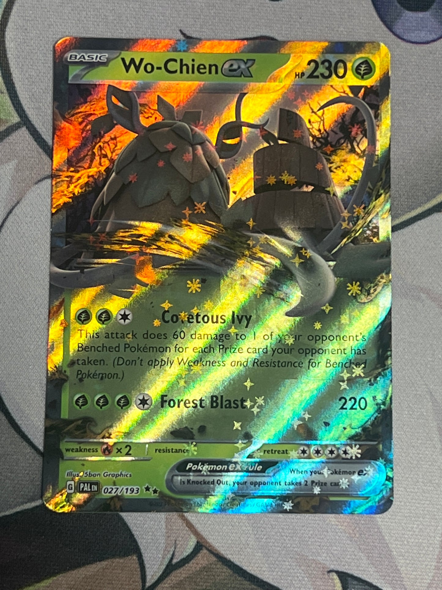 2023 Pokemon Wo-Chien ex - Ultra Rare - #027